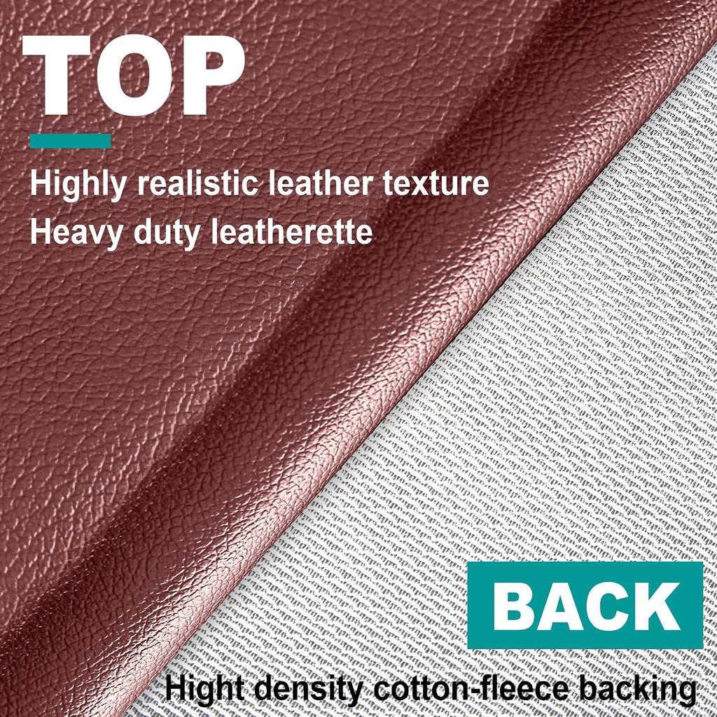 Pool Table Cover, Heavy Duty Leatherette Billiard Table Cover | Waterproof & Tearproof Cover for Pool Table, Brown, 8FT-100"LX 56"WX 8"H