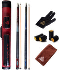19Oz Pool Cue Sticks with Hard Pool Cue Case
