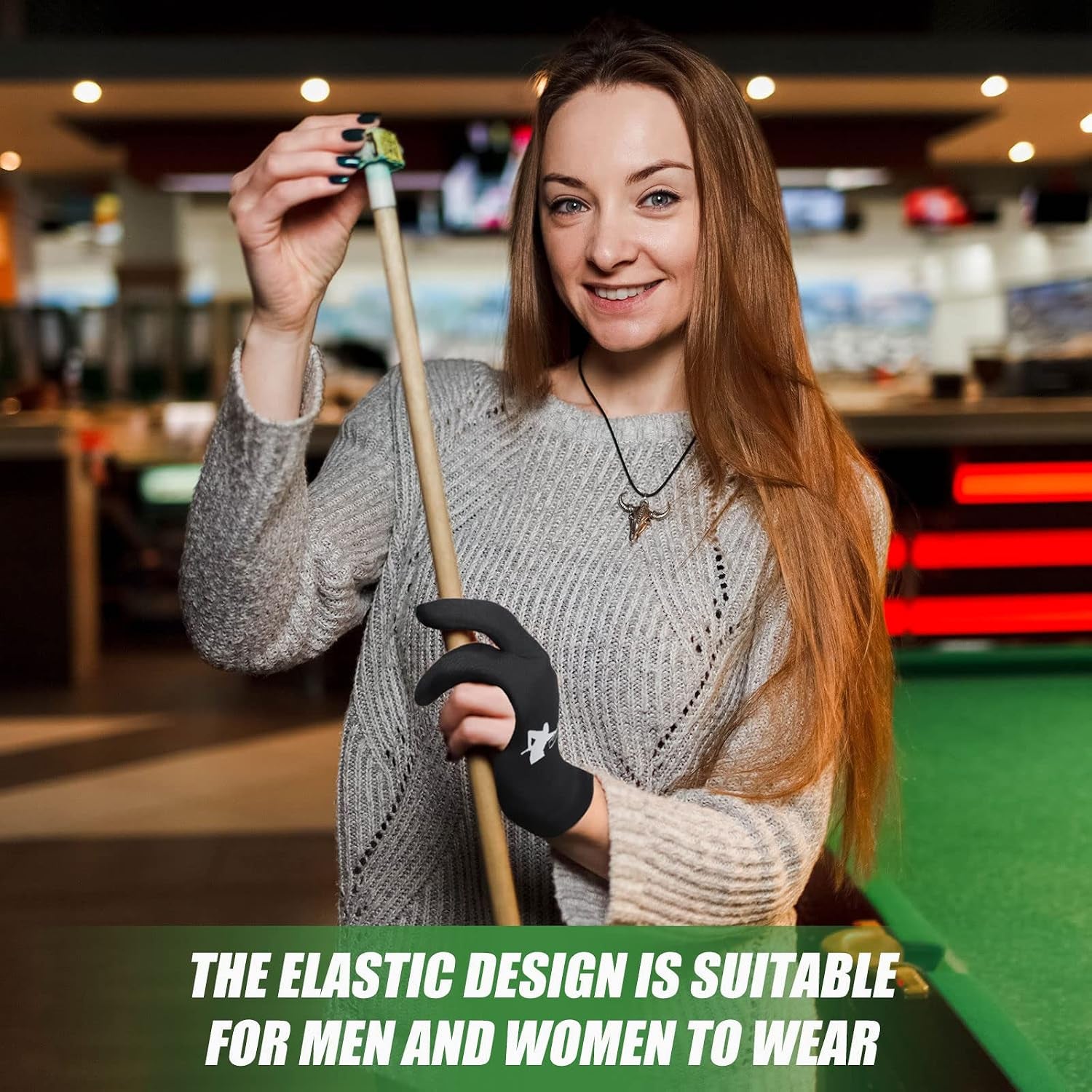 20 Pcs Billiard Pool Gloves Three Fingers Billiard Shooters Gloves Snooker Left and Right Hand Universal Cue Sports Accessories for Women Men
