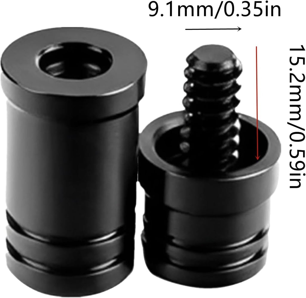 Stick Joint Protector, 3/8X10 Pool Joint Thread Cap Pool Cue Joints Protectors for Players Pool Billiard Cues, Black