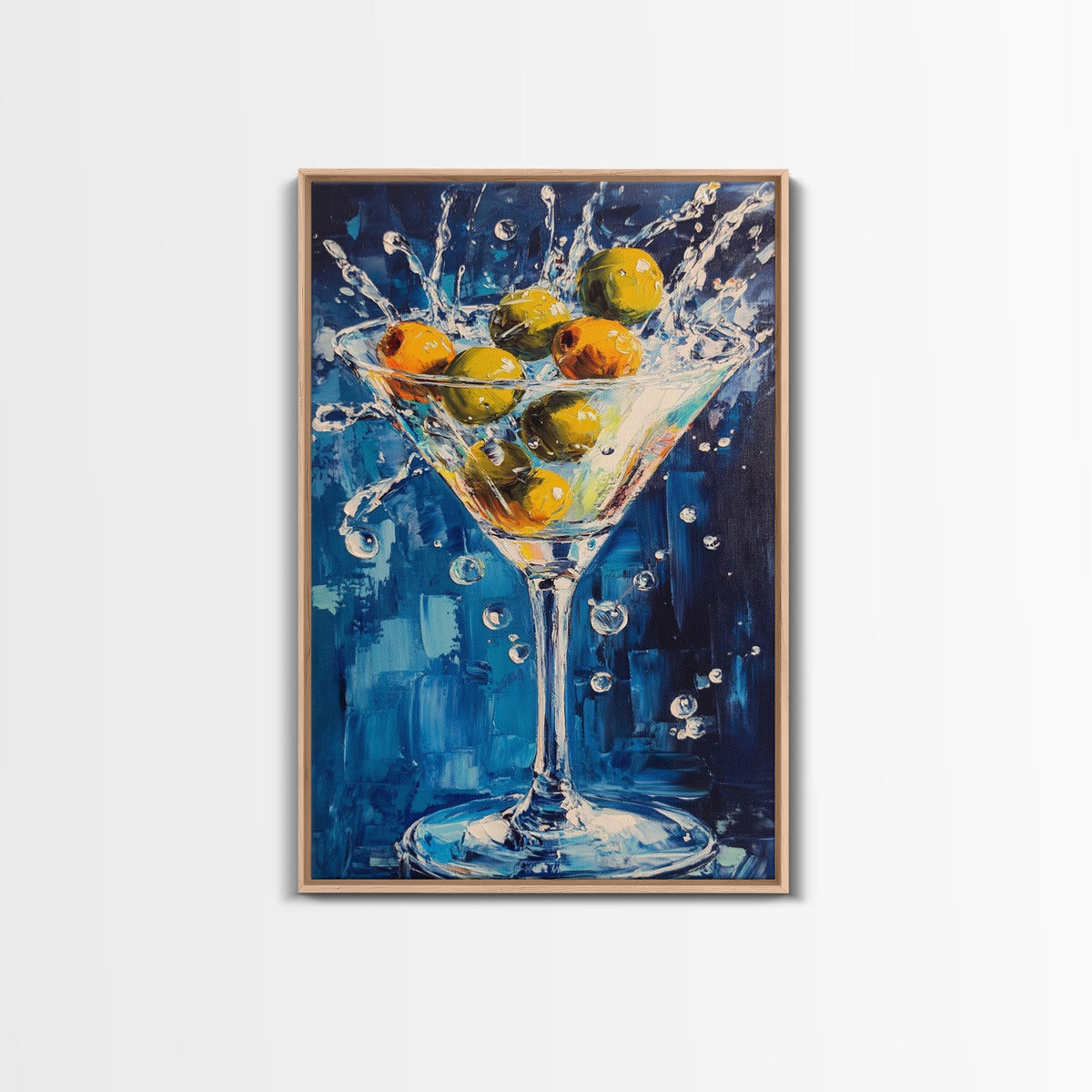 Canvas Martini Wall Art