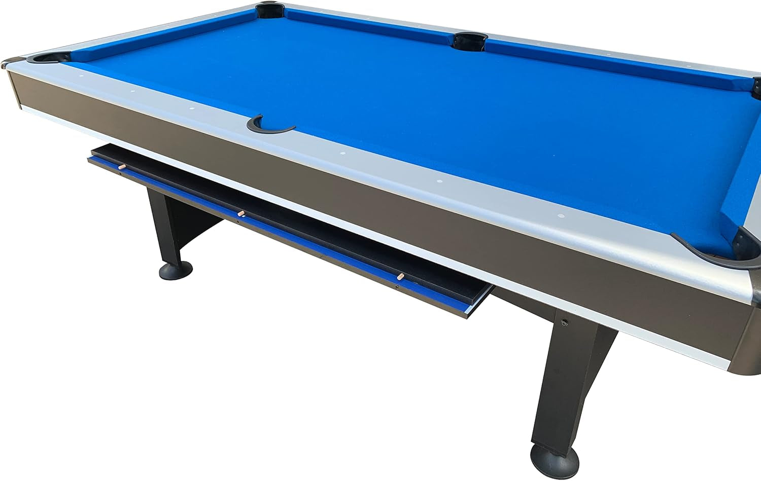 Scorpius 7-Foot Multi-Game Pool Table - Full-Size Billiards with Table Tennis Top