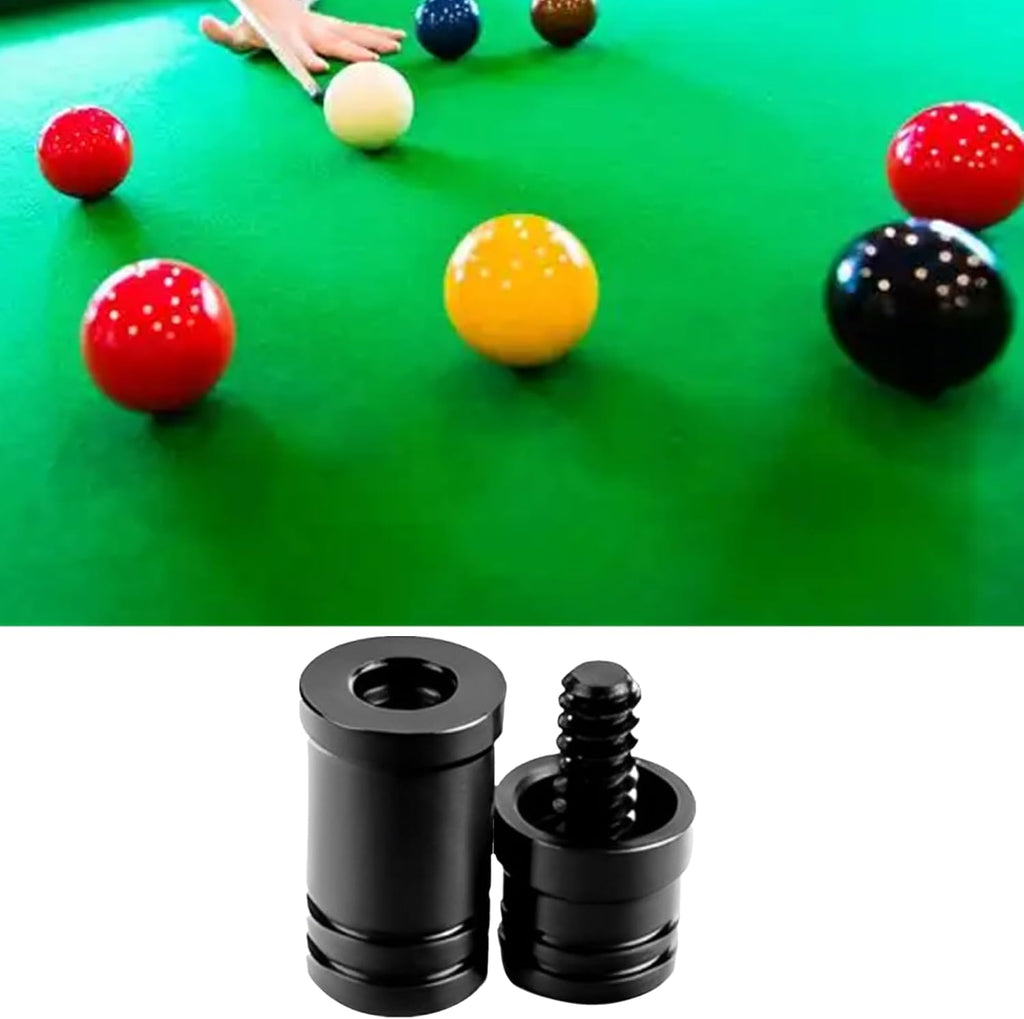 Stick Joint Protector, 3/8X10 Pool Joint Thread Cap Pool Cue Joints Protectors for Players Pool Billiard Cues, Black
