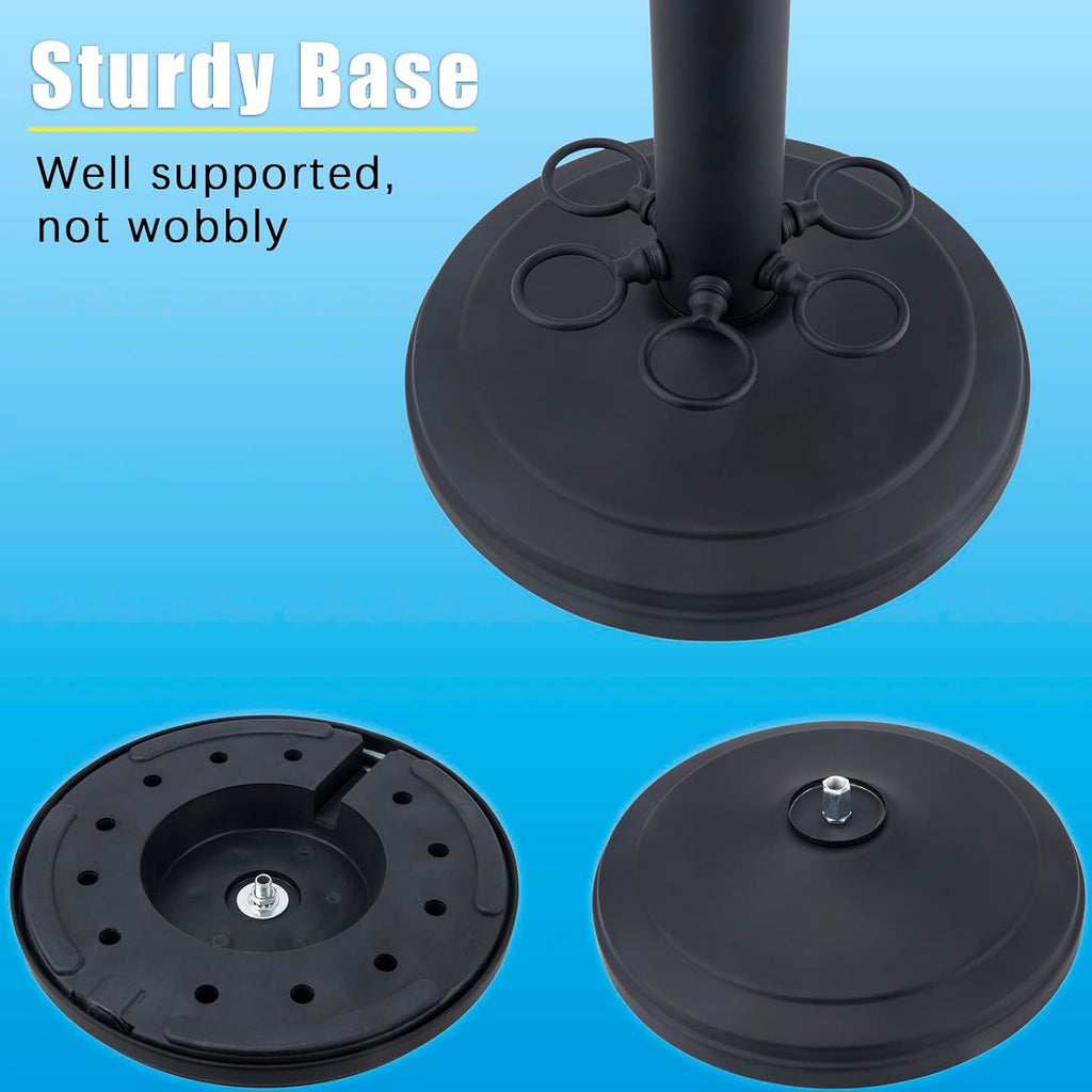 Pool Stick Holder, Pool Cue Rack, Pool Cue Holder Floor Stand, Stand Style Metal Billiard Cue Racks, Holds 6 Pool Cue Sticks