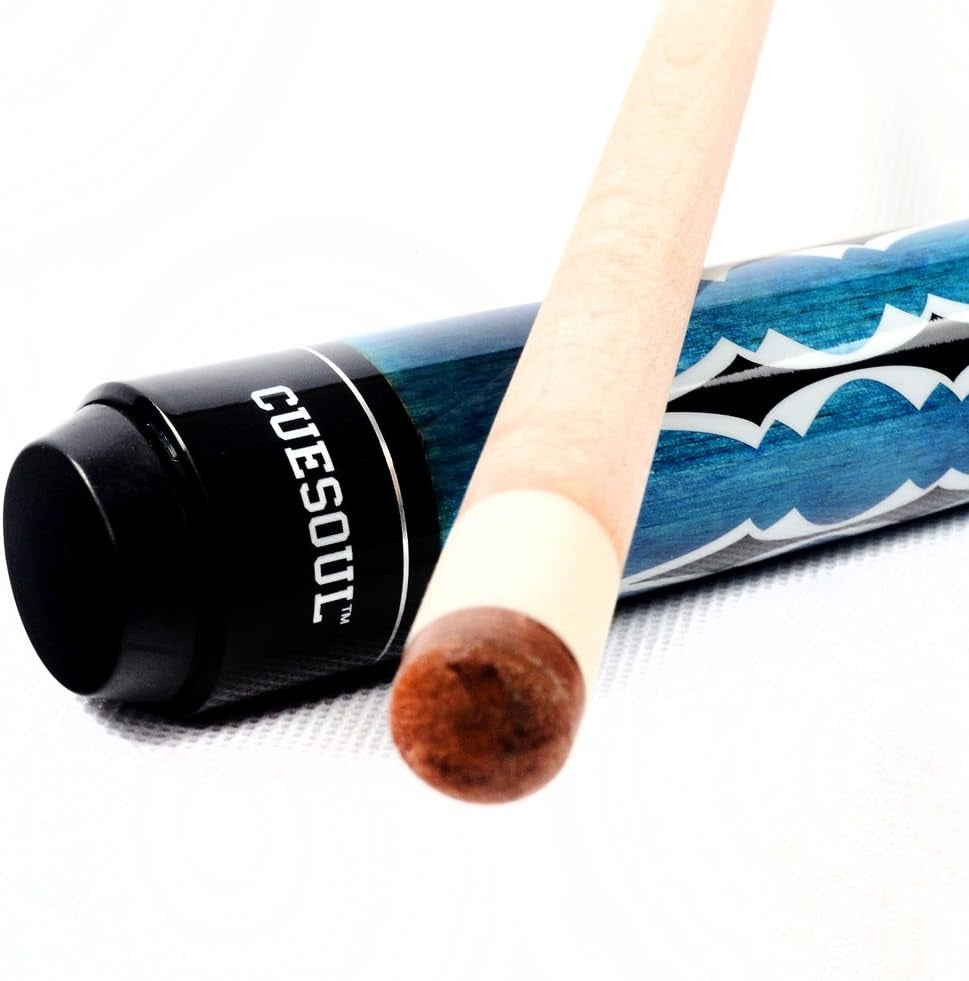 19Oz Pool Cue Sticks with Hard Pool Cue Case
