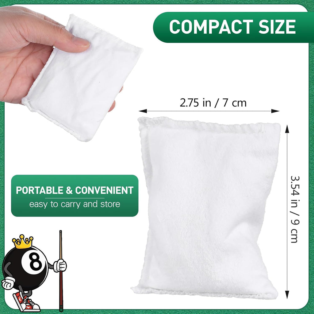 Talc Powder Bag for Billiards, Talcum Powder Bag for Billiard Pool Dry Hands and Improved Cue Control
