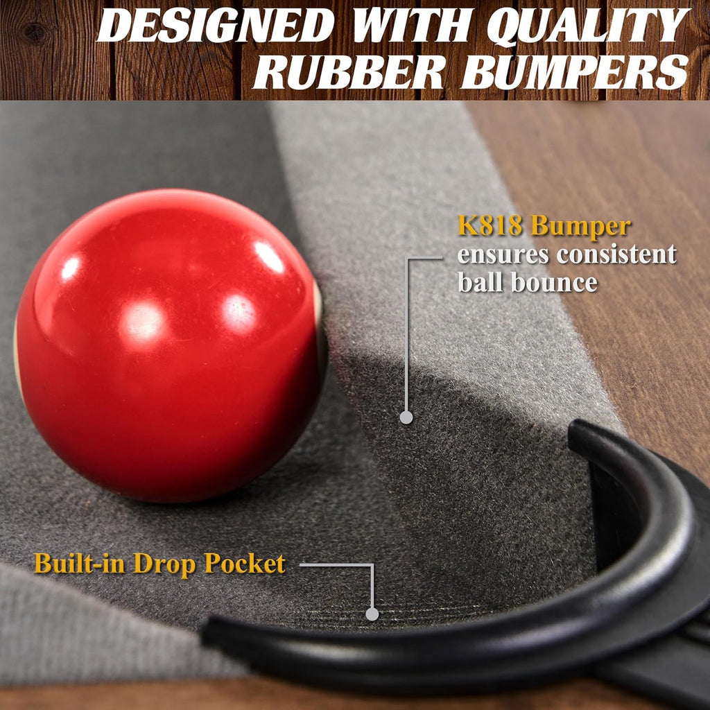 Drop Pocket Pool Table