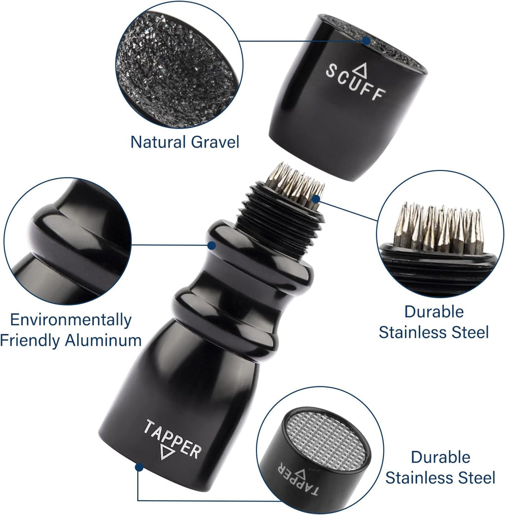 Cue Tip Shaper, 3 in 1 of Pool Cue Tip Shaper, the Pool Cue Accessories for Effective and Rapid Repair Cue Tip