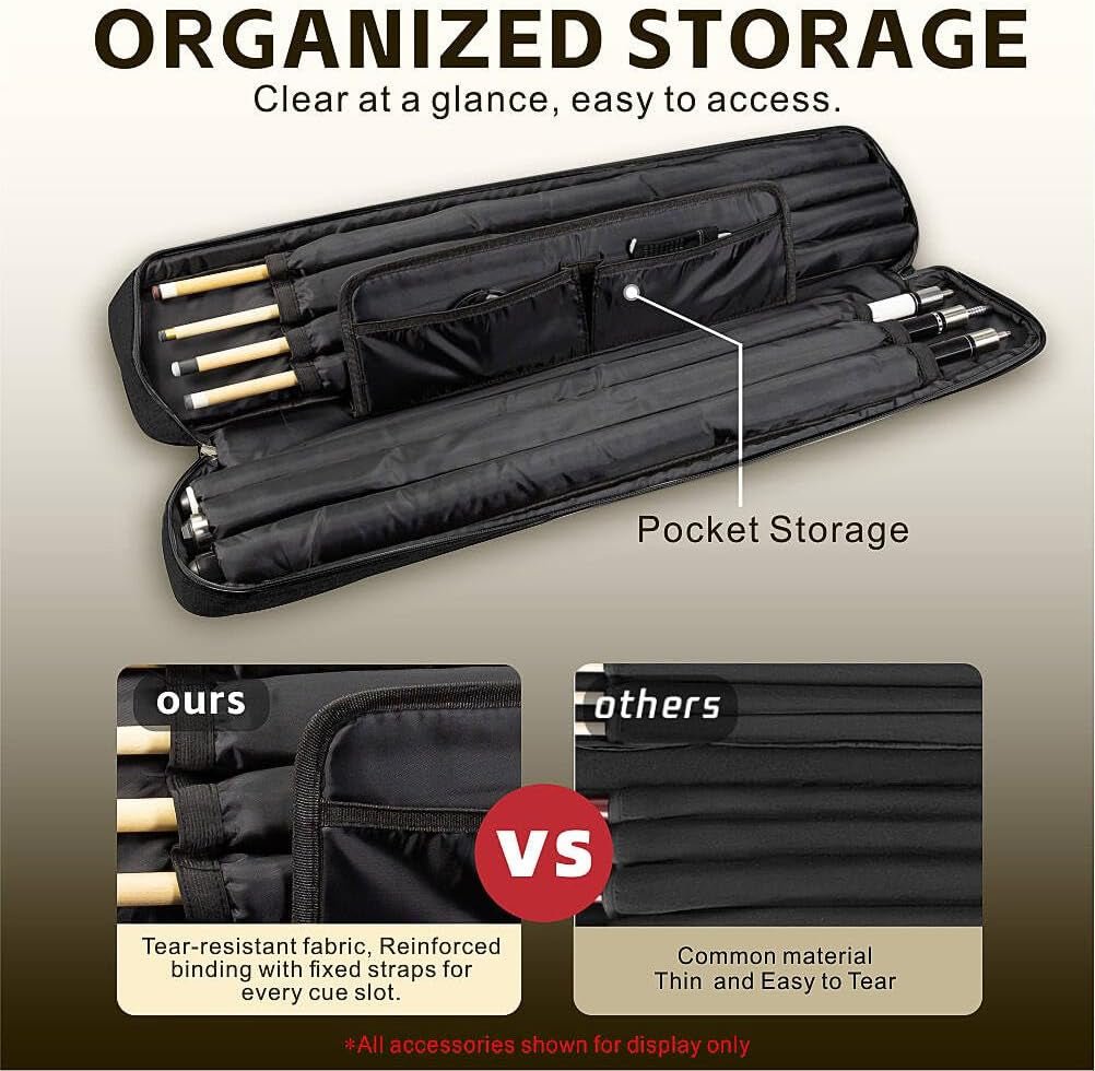 Pool Cue Billiard Stick Carrying Case