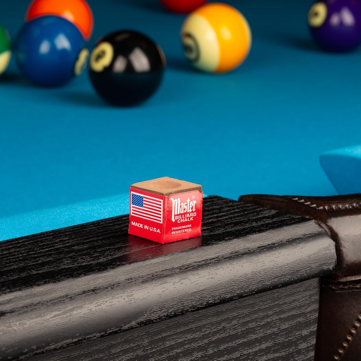 Master Billiard/Pool Cue Chalk Box, 12 Cubes
