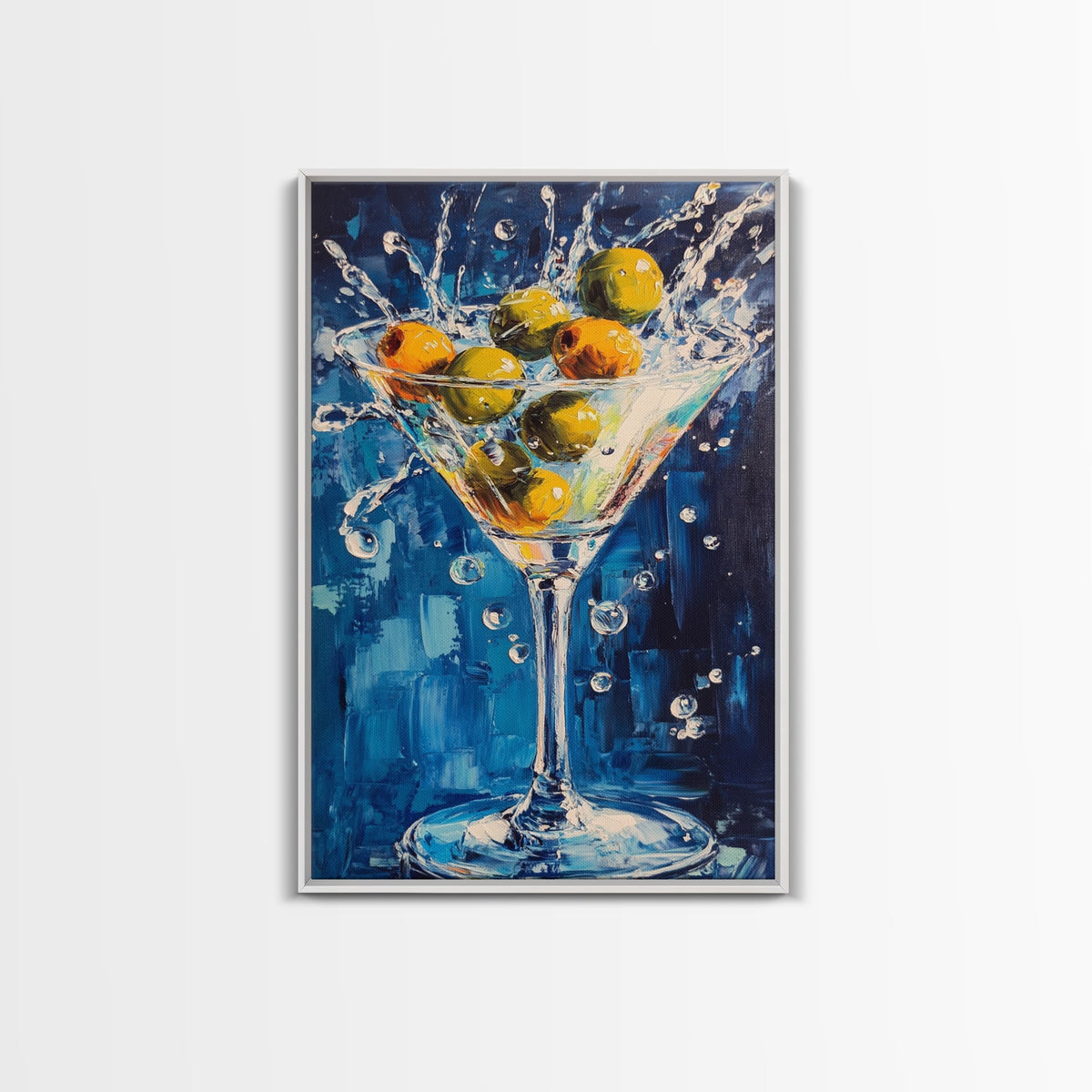 Canvas Martini Wall Art