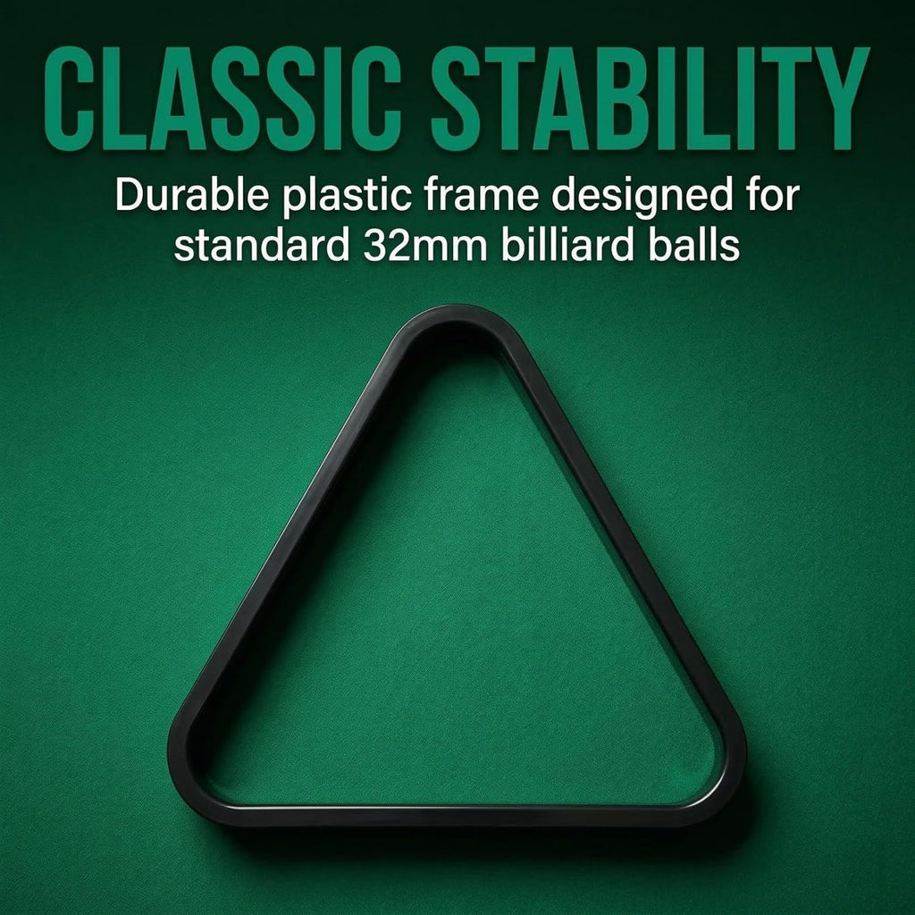 Mini Billiard Rack Triangle Pool Ball Rack Plastic Pool Table Accessories Compact 7.08In Billiard Triangle Frame