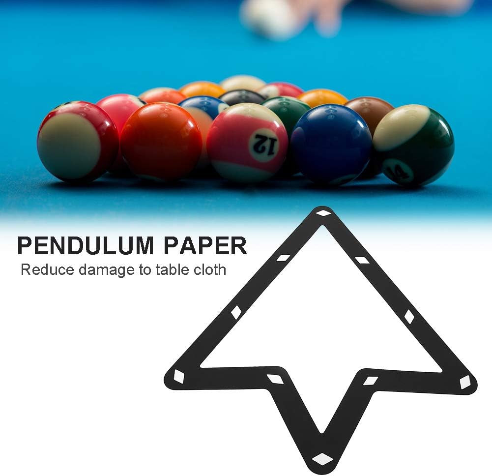 6Pcs Set 9, Rack Ball Holder Positioning Magic Ball 10 Balls Billiard Rack Table Pool Cue Accessory