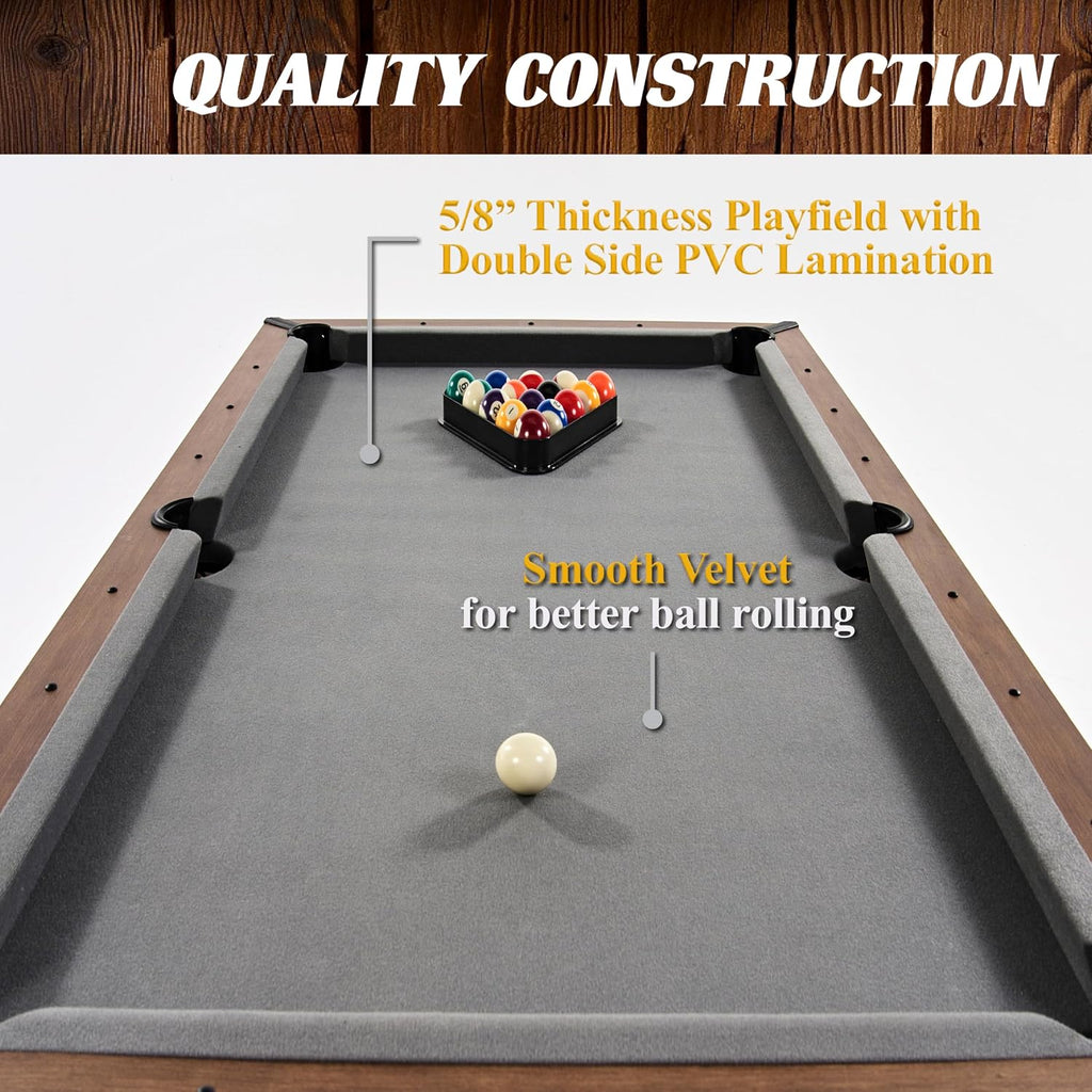 Drop Pocket Pool Table