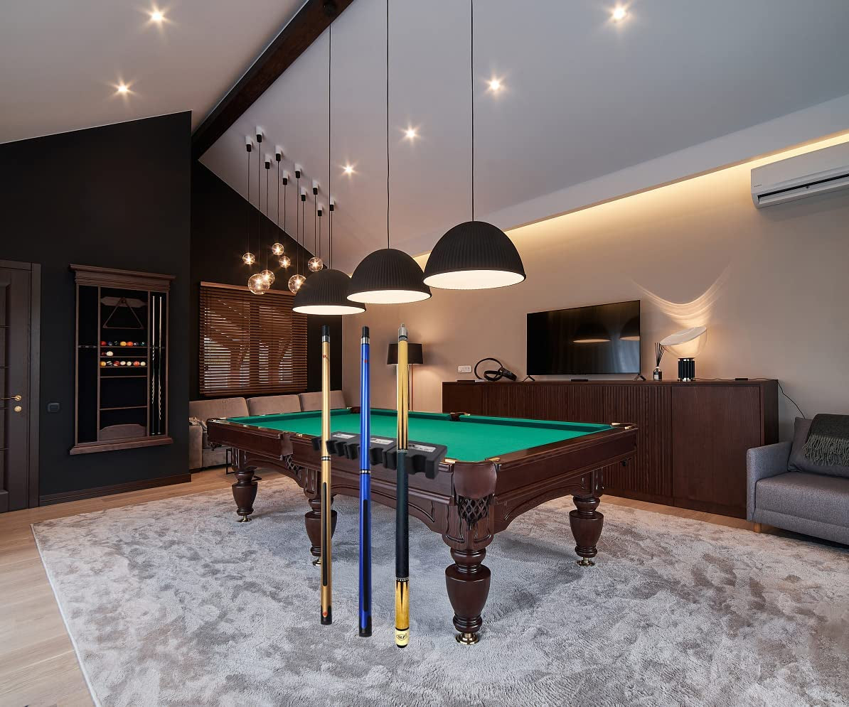 4-Cue Pool Cue Holder | for Pool Cues, Pool Cue Holder Claw
