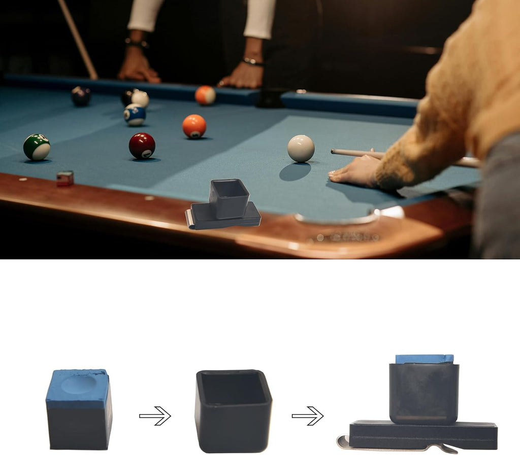 Chalk Holder Pool Billiards with Magnetic Belt Clip | Snooker & Billiards Pool Accessories, Professional Billiards Gifts for Men