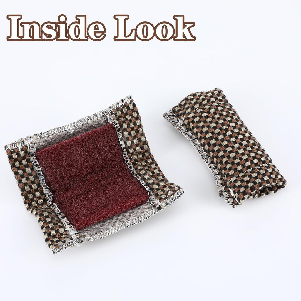 2 Pack Billiards Pool Accessories, Pool Cue Stick Slicker Billiard Cue Cleaning Cloth Tool Pool Stick Accessories