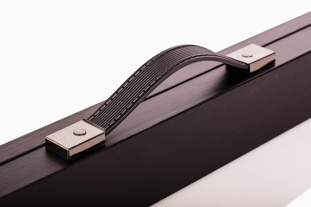 Hard-Sided Cue Case – Lightweight, Reinforced Corners, Carry Handle – Durable Pool Cue Case for Travel or Storage