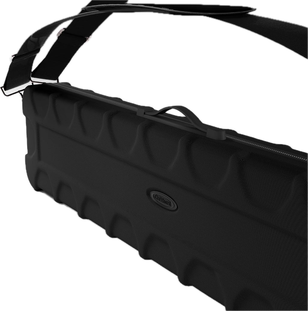 Parallax 4X4 Billiard Cue Case, Holds 4 Butts and 4 Shafts, Foam-Padded Interior, 600D Oxford Fabric, Backpack Straps, Black
