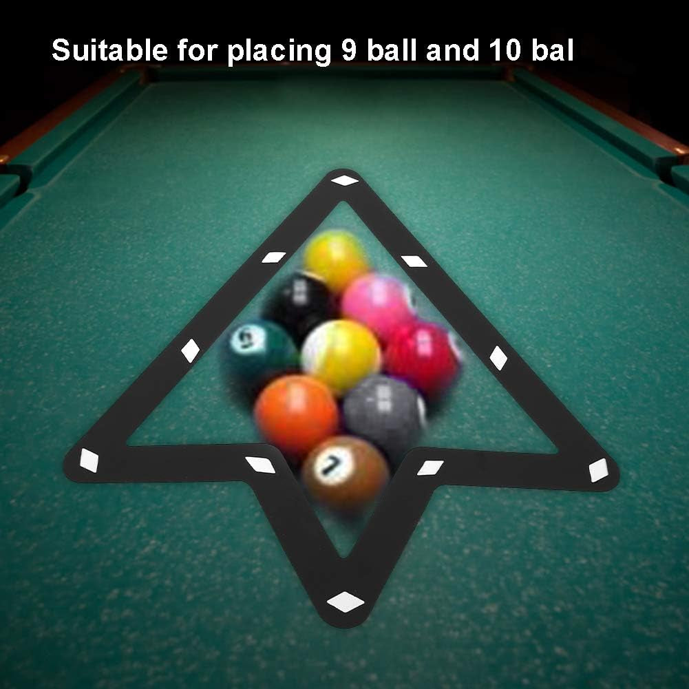 6Pcs Set 9, Rack Ball Holder Positioning Magic Ball 10 Balls Billiard Rack Table Pool Cue Accessory
