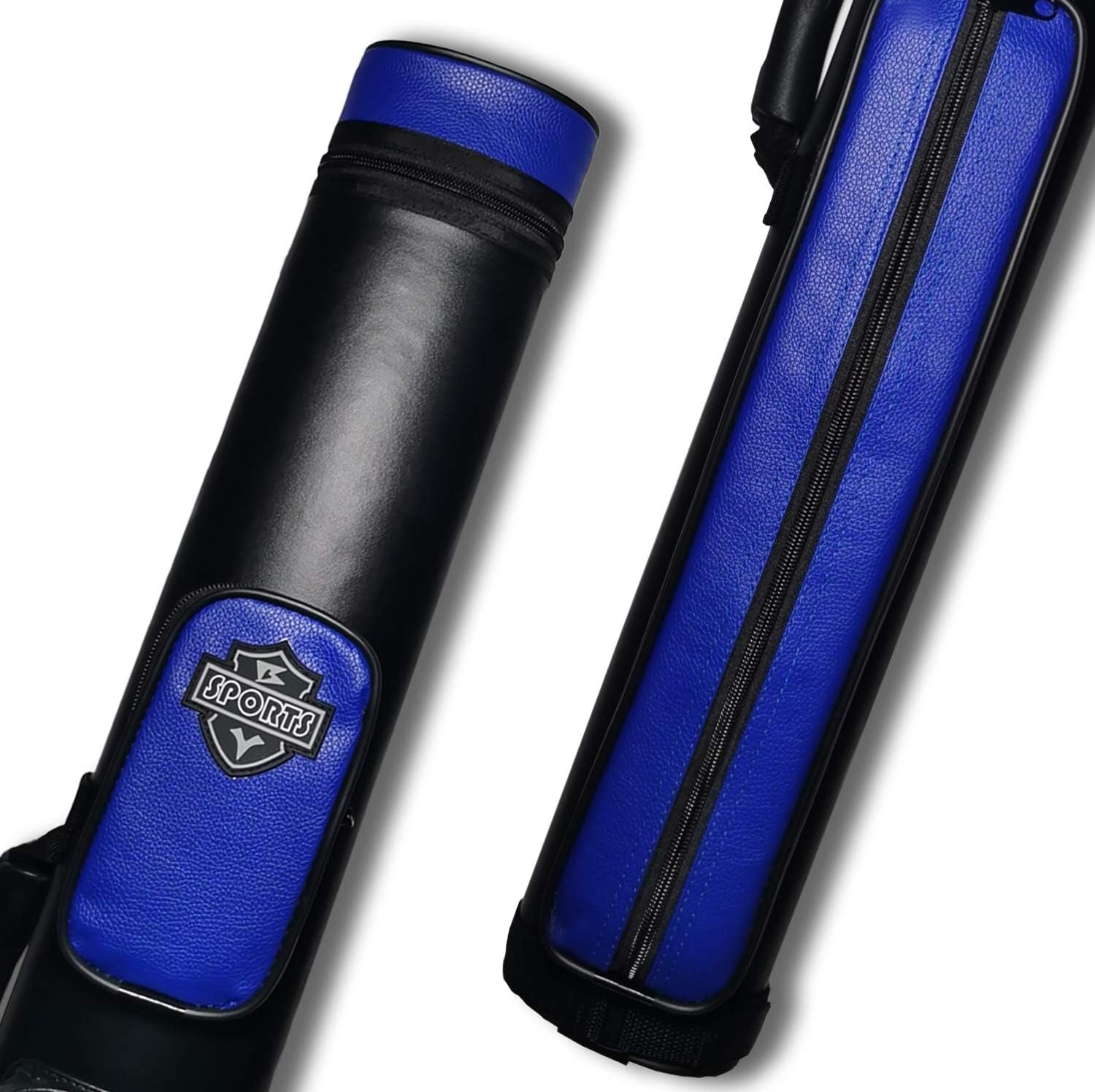 2X2 Hard Cue Case Oval Pool Cue Billiard Stick Carrying Case
