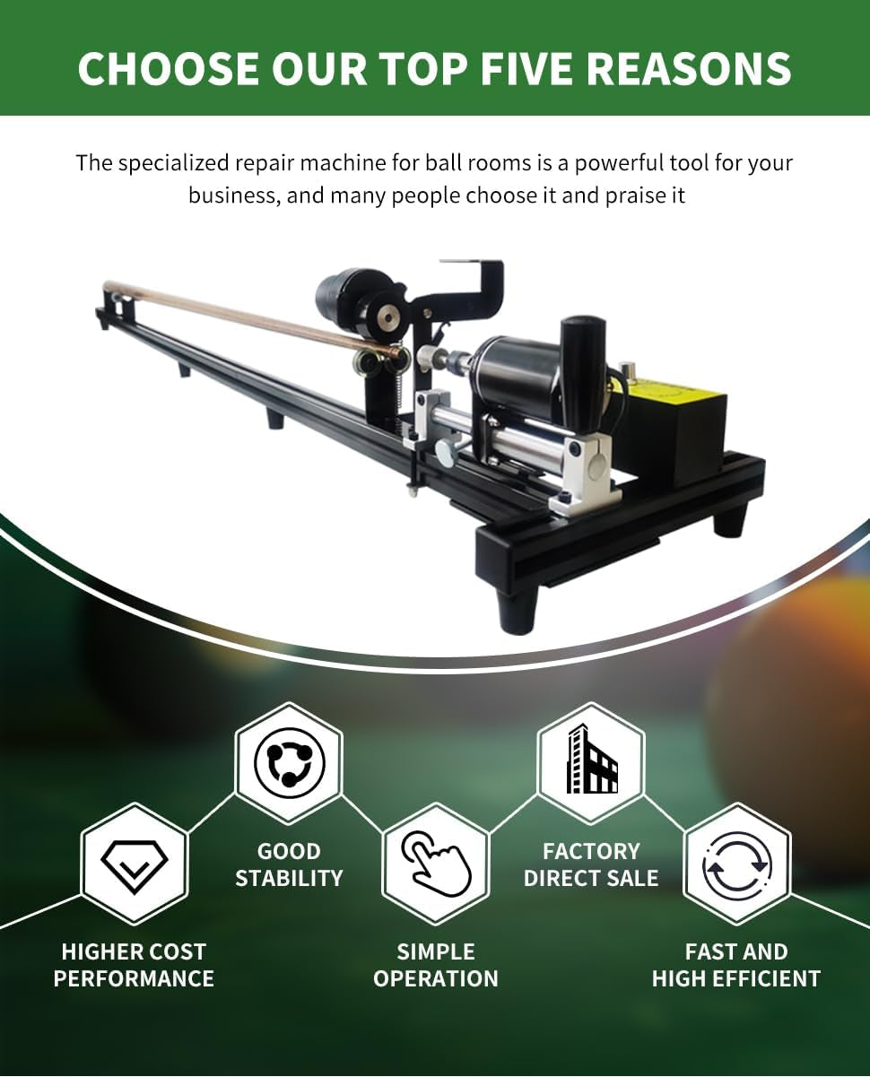 Pool Cue Lathe,Cue Tip Shaper,Pool Cue Repair Kit,Pool Cue Lathe Machine,Cue Tip Repair Machine - Billiard Cue Shaper Tool,7 in 1 Billiard Cue Stick Repairer, Cue Shaft Cleaning & Maintenance