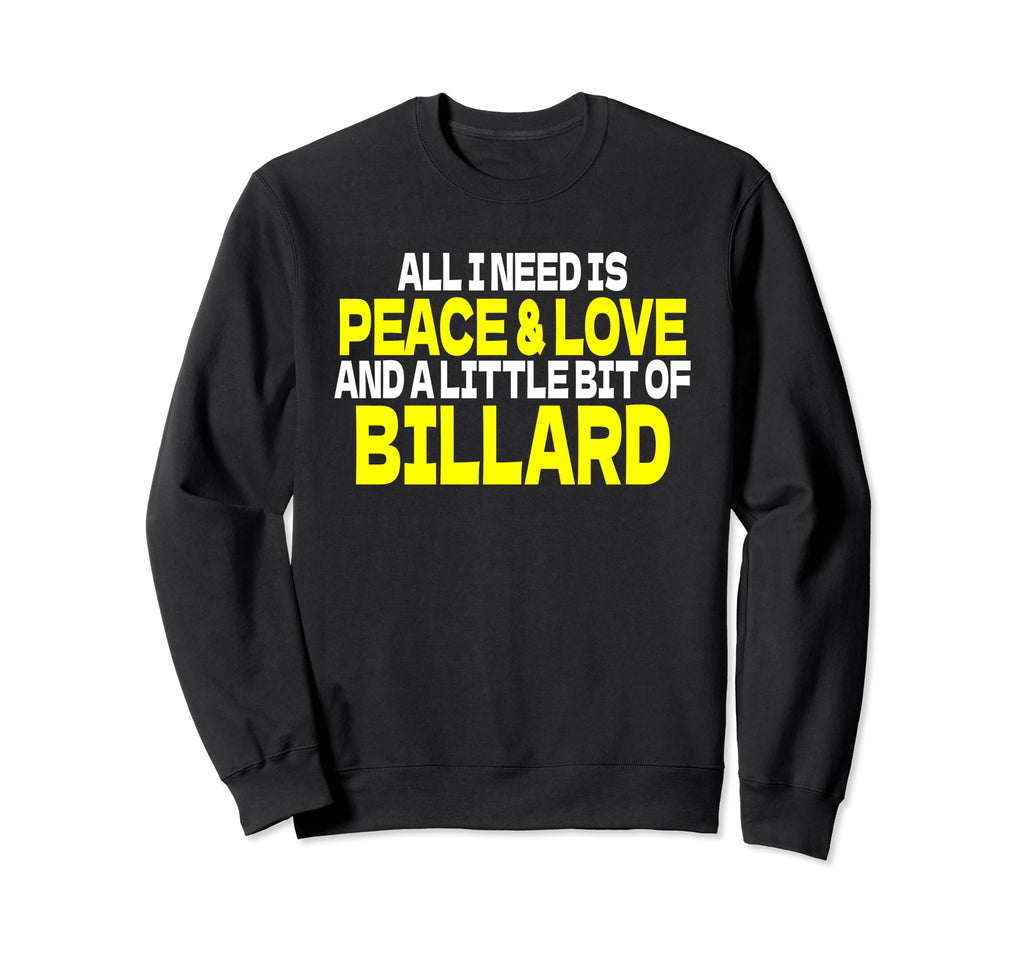 Billiard Ball Billiard Table Pool Sweatshirt - Novelty Apparel Unisex