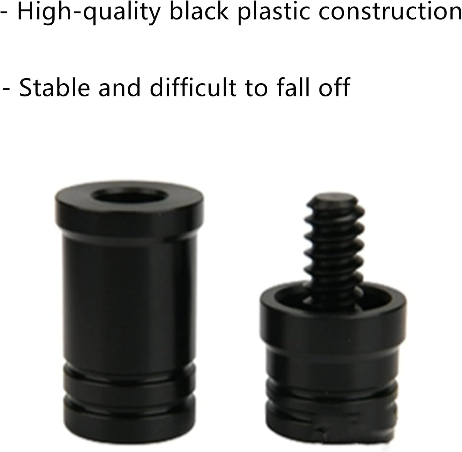 Stick Joint Protector, 3/8X10 Pool Joint Thread Cap Pool Cue Joints Protectors for Players Pool Billiard Cues, Black
