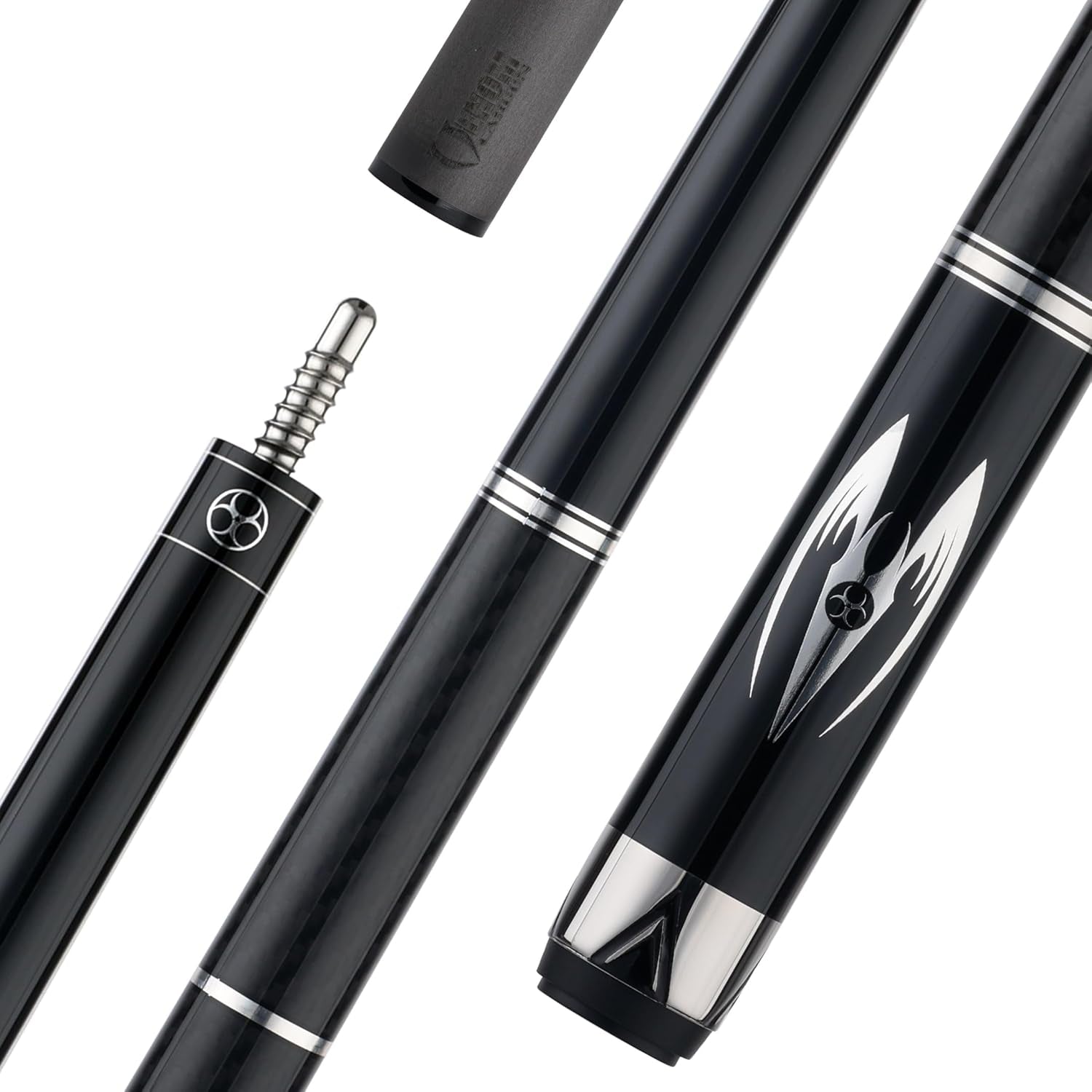 by Predator Maelith Pool Cue with Carbon Fiber Shaft and Cue Case