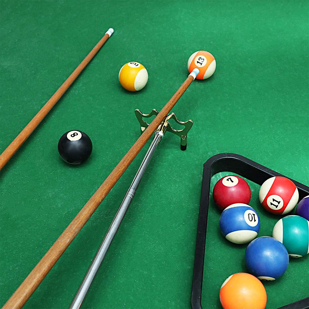 Pool Cue Snooker Stick Pool Table Accessories Retractable Billiards Cue Rest Wit
