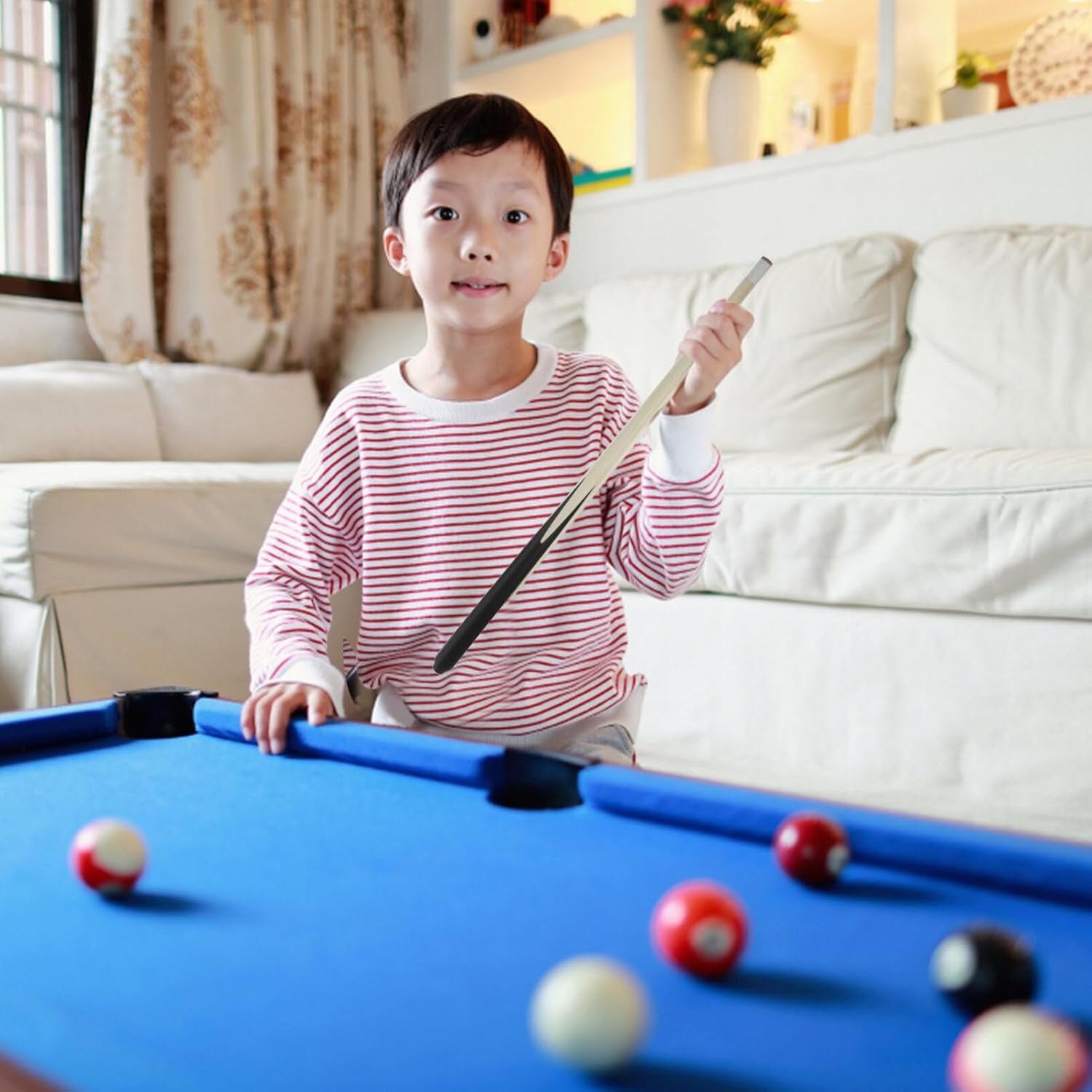 Pool Cues 48Cm Short Pool Stick Kids Snooker Rod Beginner Practice