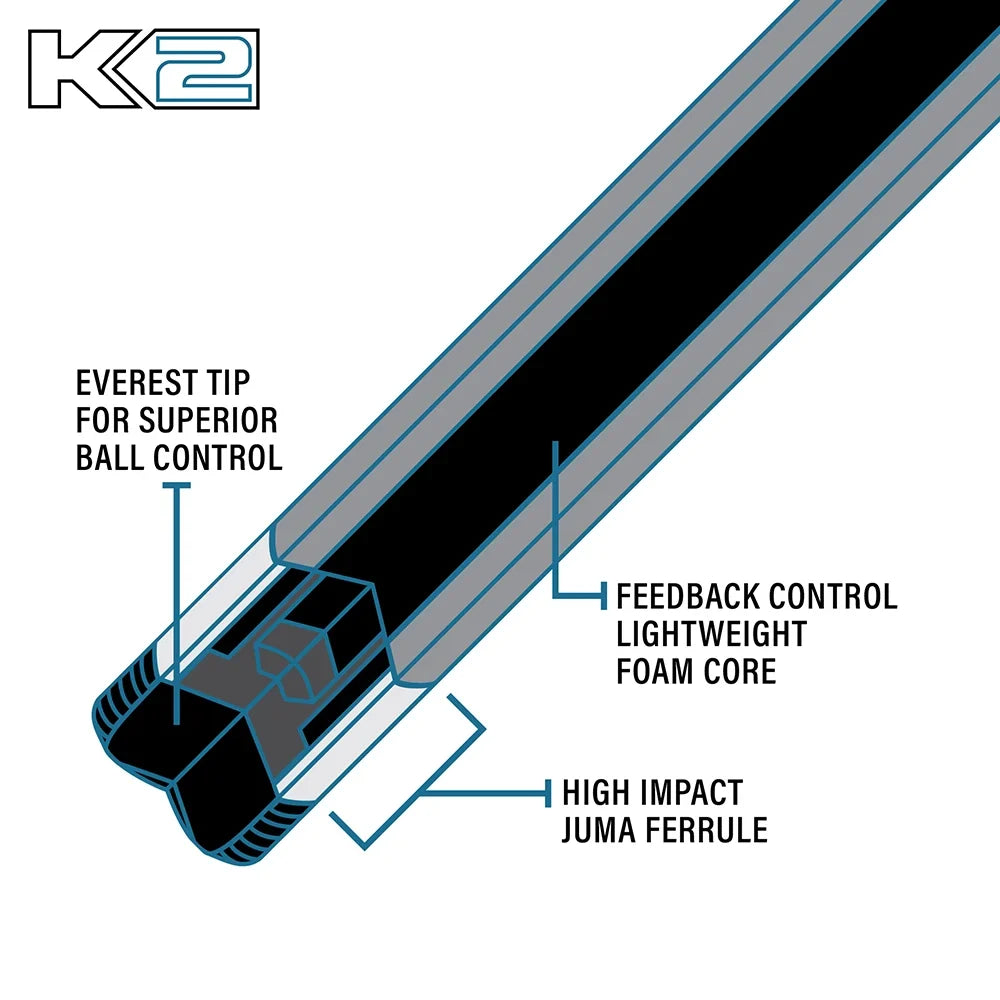 K2 Matte Smoke Cue