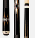 Rage Hidden Shadows Cue - Black with Bocote, Cocobolo/Mother-of-Pearl Graphic, Black Nylon Wrap