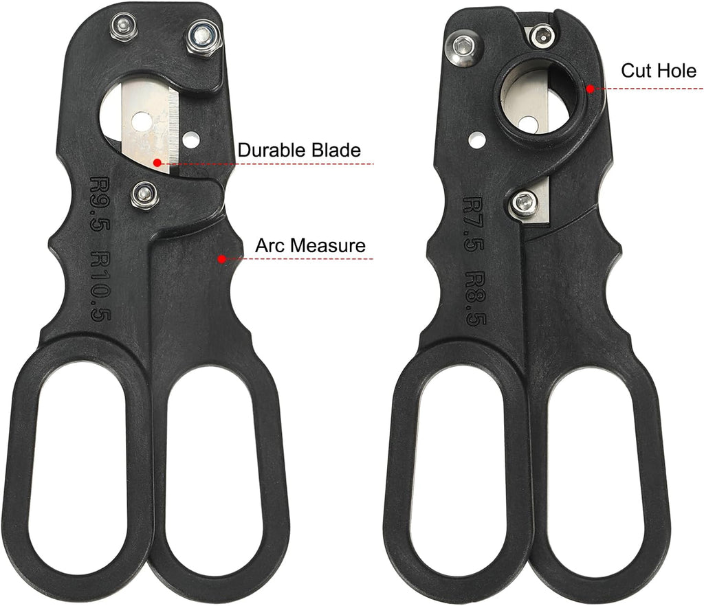 Billiards Cue Tip Cutter, Snooker Pool Cue Tip Shaper Cutter Removal Tool, Replacement Repair Tool Billiards Accessories, Black