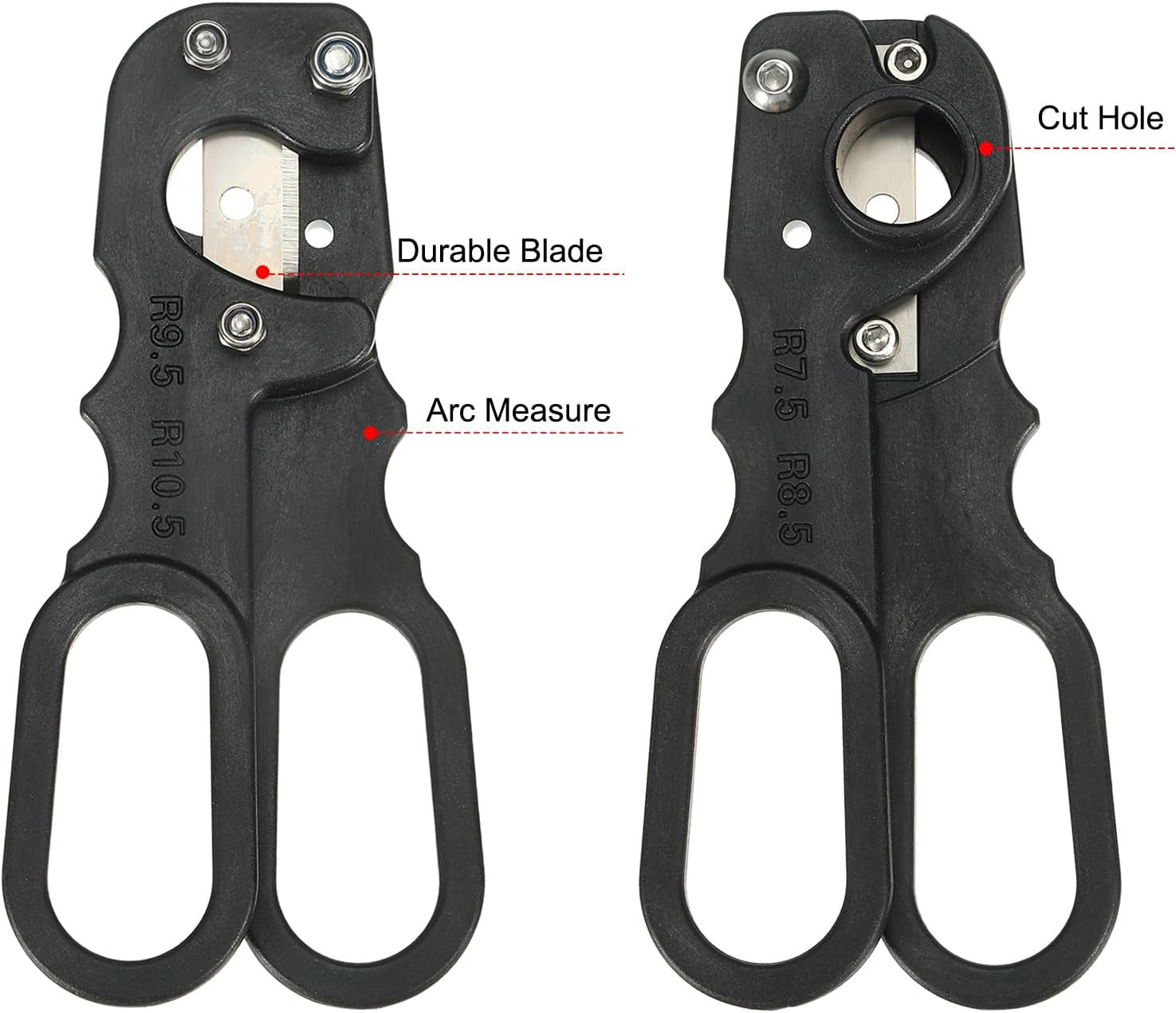 Billiards Cue Tip Cutter, Snooker Pool Cue Tip Shaper Cutter Removal Tool, Replacement Repair Tool Billiards Accessories, Black