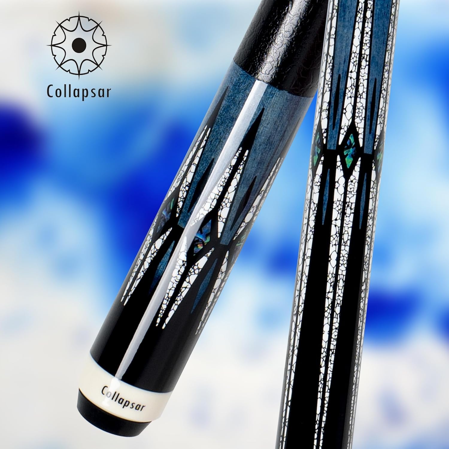 CA Pool Stick with 1X1 Hard Case,58" Maple Professional Billiard Cue Stick,19-21 Oz Pool Cue Set