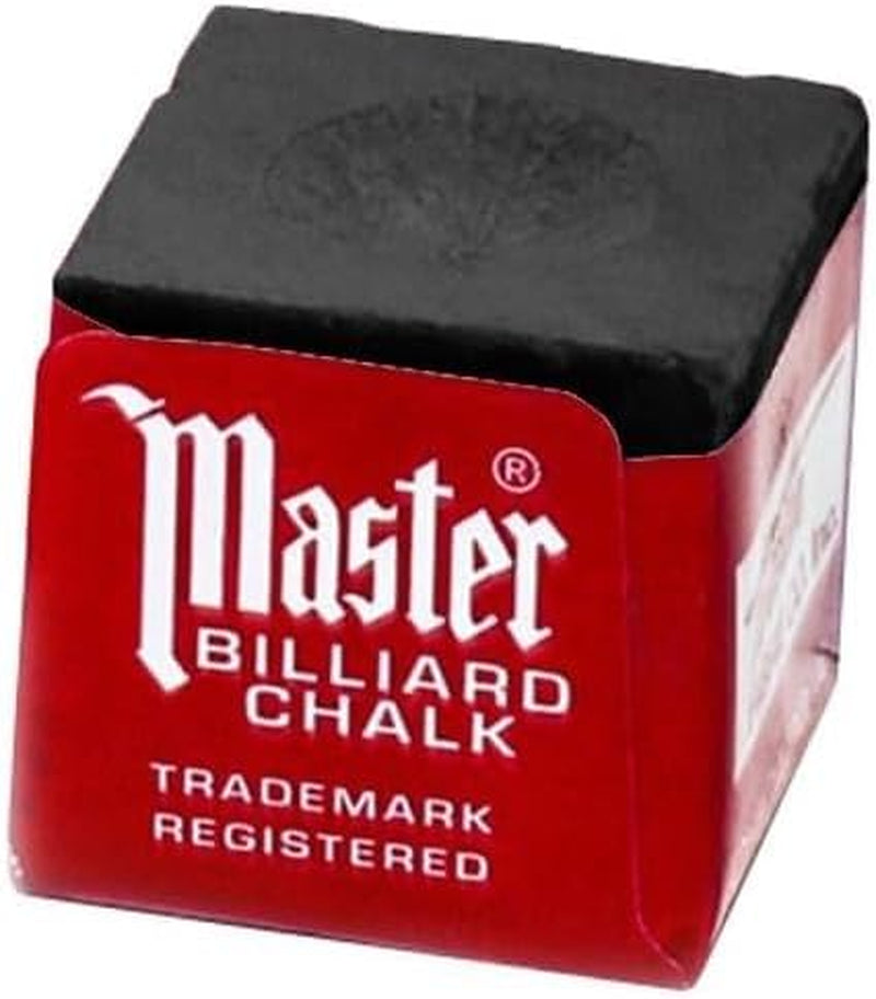 Master Billiard/Pool Cue Chalk Box, 12 Cubes