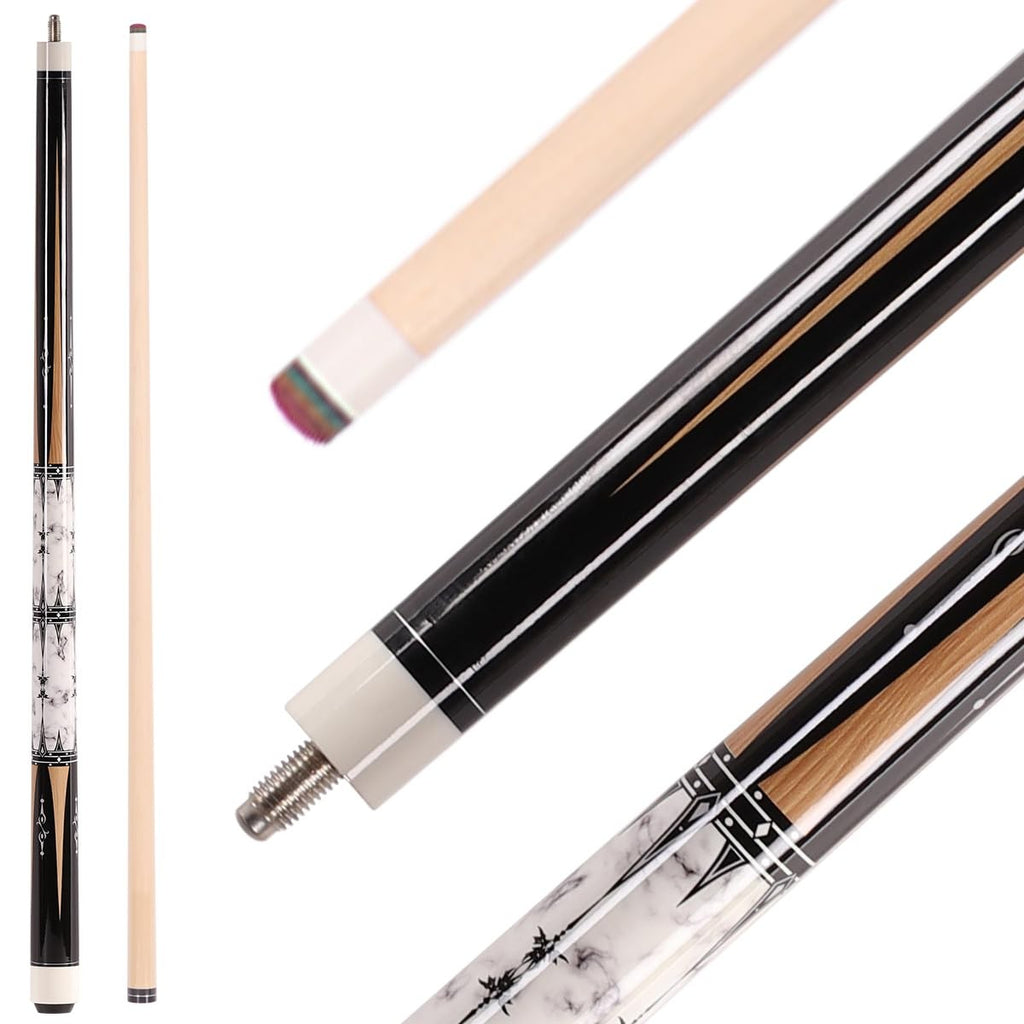 58" Canadian Maple Pool Cue Stick Billiard 13Mm 1/2 Split 2-Piece