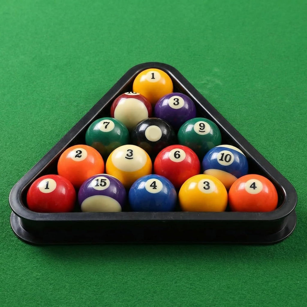 Mini Billiard Rack Triangle Pool Ball Rack Plastic Pool Table Accessories Compact 7.08In Billiard Triangle Frame