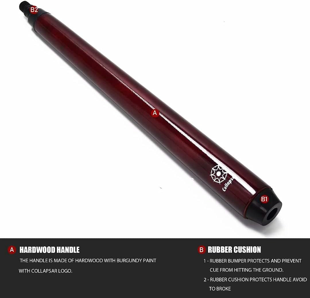 Retractable Billiards Pool Cue Stick Bridge | with Removable Metal Bridge Head,Billiards Pool Cue Accessory for Pool Table