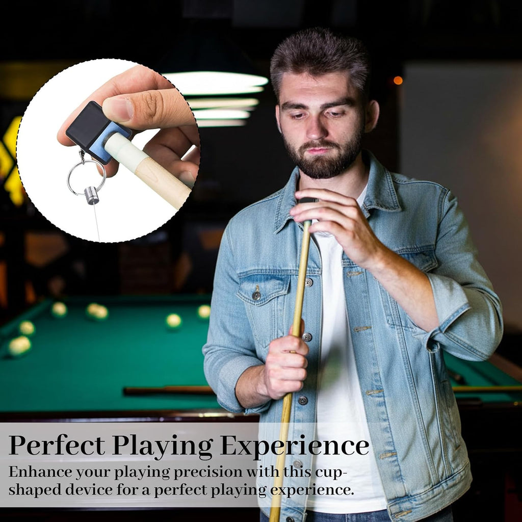 2 Pcs Chalk Holder Pool Billiards - Retractable Cue Chalk Holder Pool with Belt Clip - Snooker Billiards Accessories