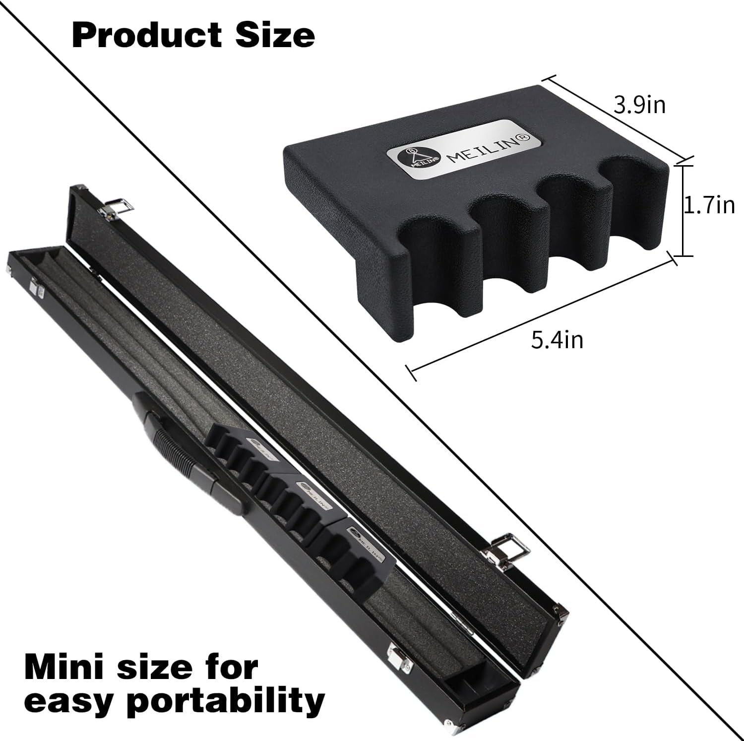 4-Cue Pool Cue Holder | for Pool Cues, Pool Cue Holder Claw