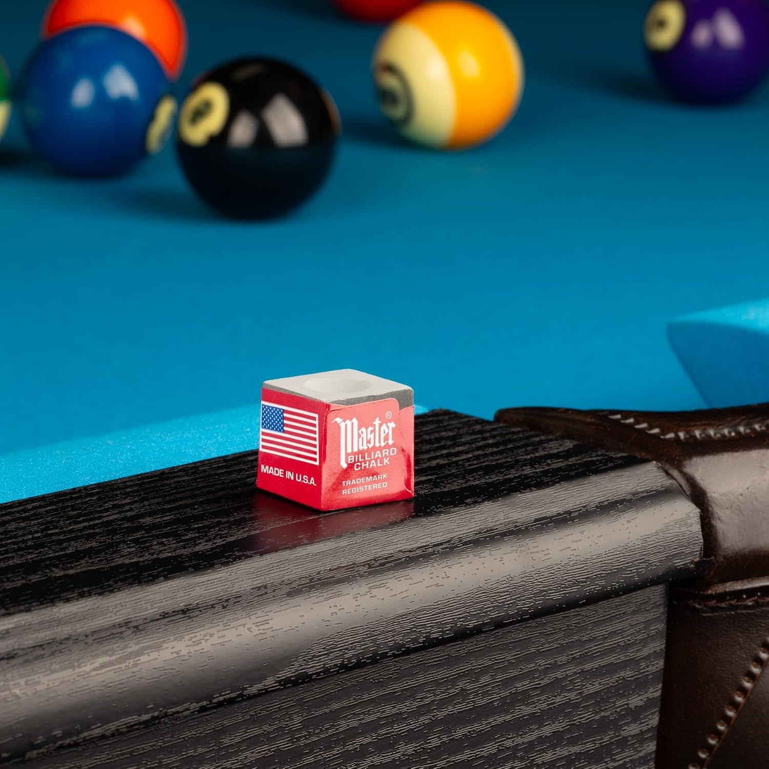 Master Billiard/Pool Cue Chalk Box, 12 Cubes