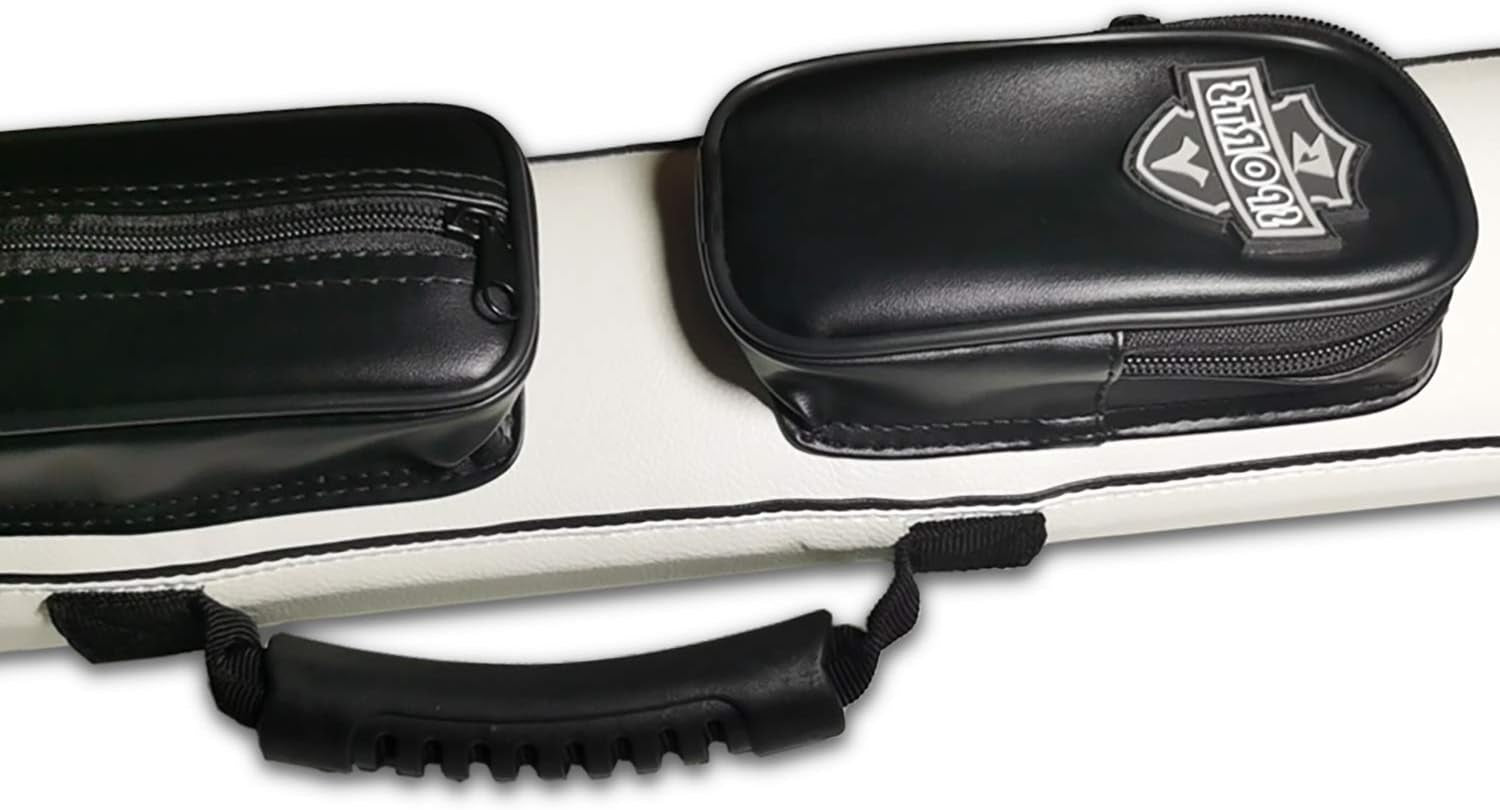 2X2 Hard Cue Case Oval Pool Cue Billiard Stick Carrying Case