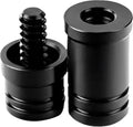 Stick Joint Protector, 3/8X10 Pool Joint Thread Cap Pool Cue Joints Protectors for Players Pool Billiard Cues, Black