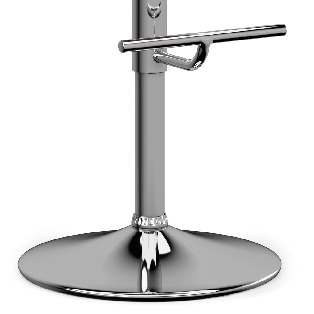 Amery Adjustable Swivel Bar Stool - Denim