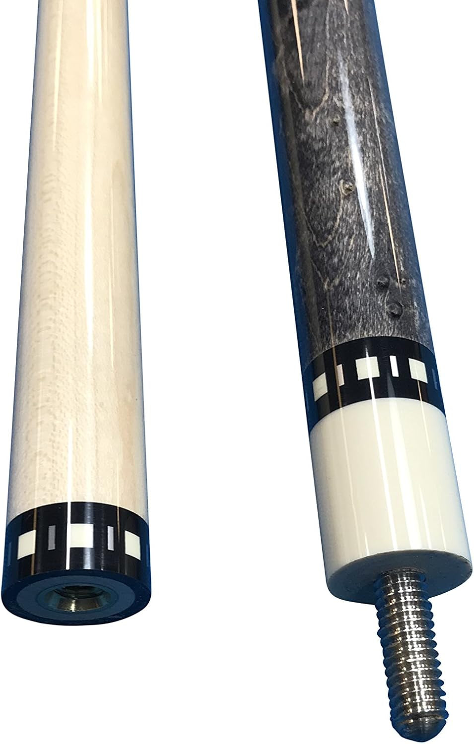 SB1-S Handcrafted Billiards Pool Cue Stick - Smoke Grey Stain + Hard CASE