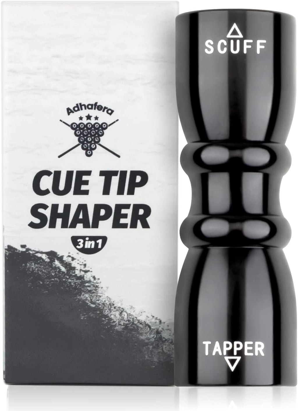 Cue Tip Shaper, 3 in 1 of Pool Cue Tip Shaper, the Pool Cue Accessories for Effective and Rapid Repair Cue Tip