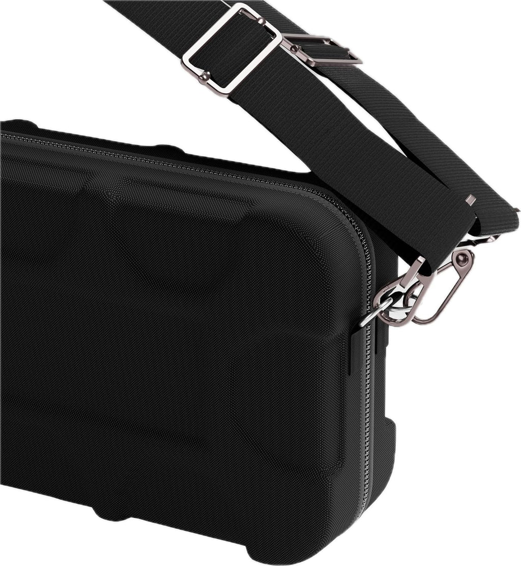 Parallax 4X4 Billiard Cue Case, Holds 4 Butts and 4 Shafts, Foam-Padded Interior, 600D Oxford Fabric, Backpack Straps, Black