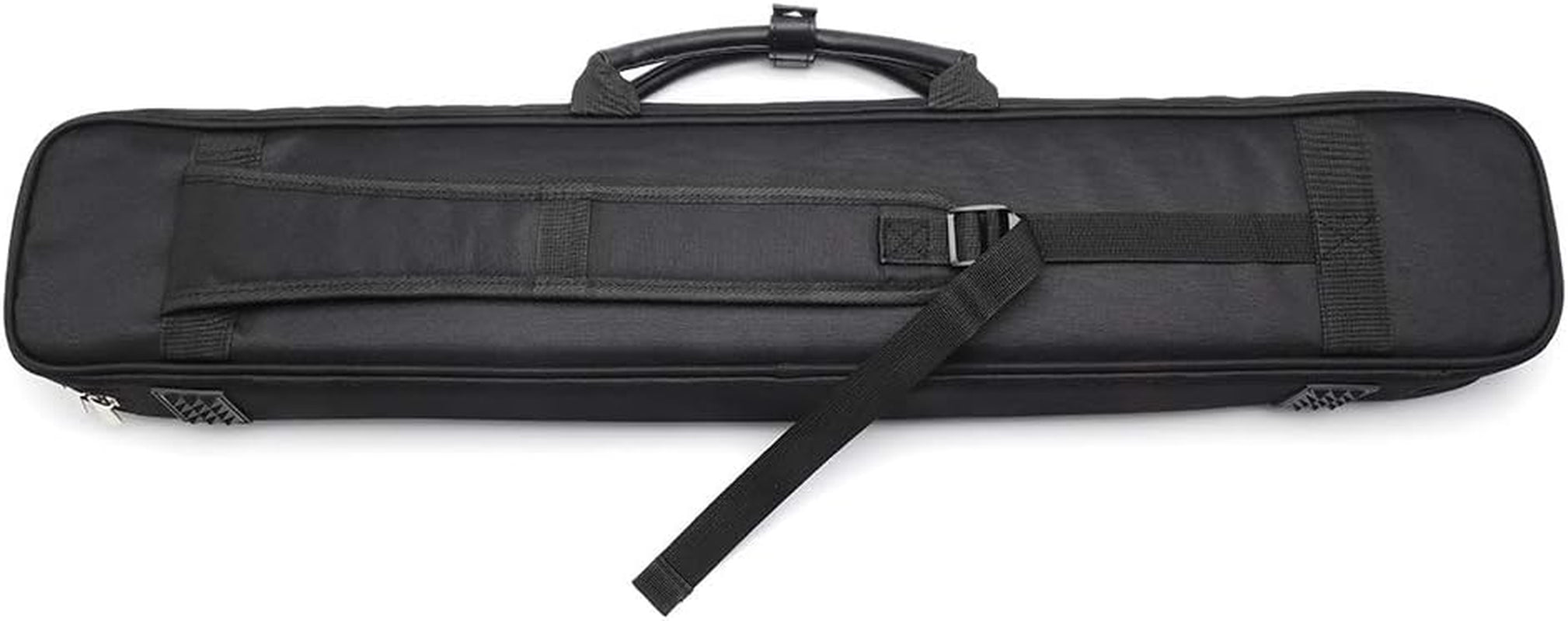 Billiard Cue Case, 7-Slot for 3 Butts & 4 Shafts, Premium Oxford Cloth, Waterproof Dustproof Cue Bag with Shoulder Strap
